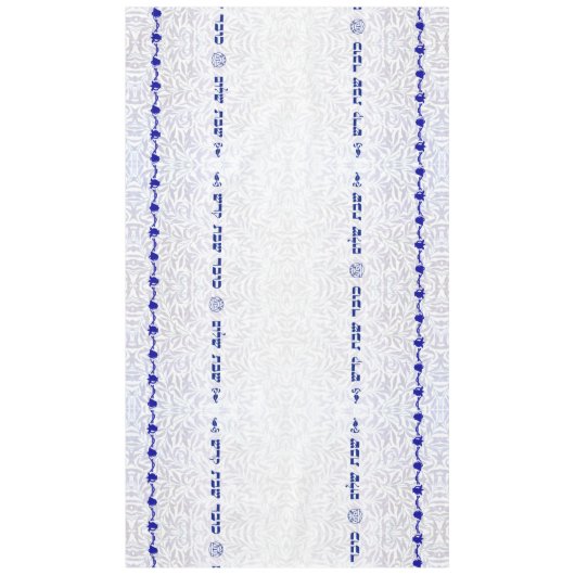 Bell and Pomegranate ~ Shabbat Shalom Tablecloth Tafelkleed (Voorkant)