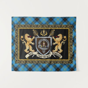Bell Clan Badge & Motto w/Lions Wandkleed