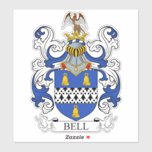 Bell Family Crest Sticker