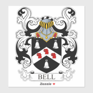 Bell Family Crest Sticker