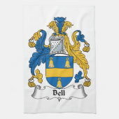 Bell Family Crest Theedoek (Verticaal)