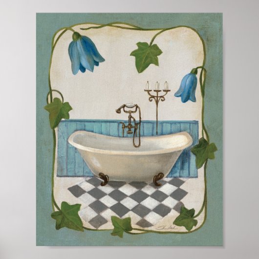 Bell Flower Bath Poster (Voorkant)