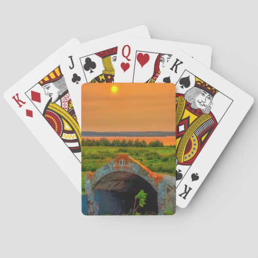Bell island playing cards pokerkaarten (Achterkant)