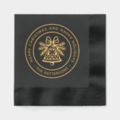 Bell Joyeux Noël Joyeux Joyeux Fêtes Personnalisée (Recto)