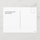 Bell, Mistletoe & Holly Feestdagenkaart (Achterkant)