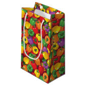 Bell Pepper Patroon Klein Cadeauzakje (Voorkant Gekanteld)