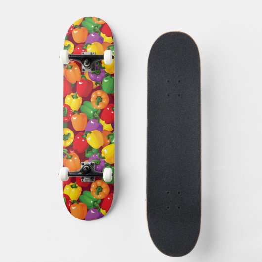 Bell Pepper Patroon Skateboard (Voorkant)