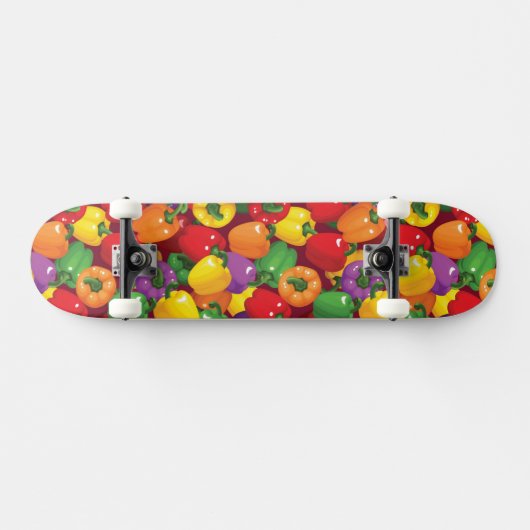 Bell Pepper Patroon Skateboard (Horizontaal)