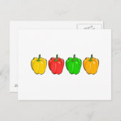 Bell Peppers Briefkaart (Voorkant / Achterkant)