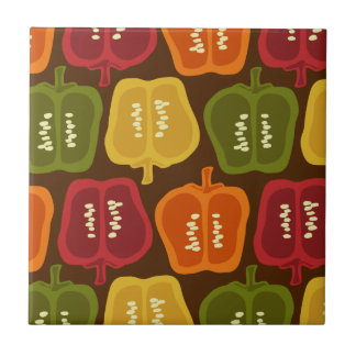 Bell Peppers Tile Trivet Tegeltje