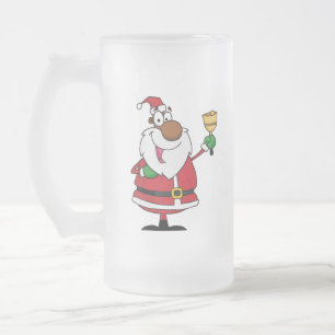 Bell Ringing Black Santa Claus Matglas Bierpul