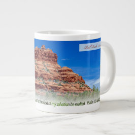 Bell Rock Psalm 18:46 KJV Extra Grote Beker