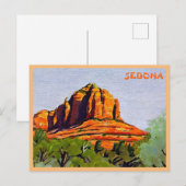 Bell Rock, Sedona, Arizona peinture Carte postale (Devant / Derrière)