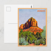 Bell Rock, Sedona, Arizona peinture Carte postale (Devant / Derrière)