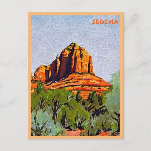 Bell Rock, Sedona, Arizona peinture Carte postale (Devant)