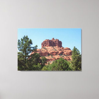 Bell Rock, Site of a Vortex in Sedona, Arizona Canvas Afdruk