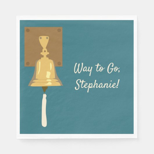 Bell tegen kanker, eindbehandeling servet (Voorkant)