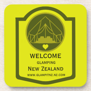 Bell Tent Glamping Business Bier Onderzetter