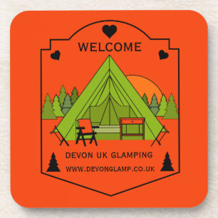 Bell Tent Glamping Business Bier Onderzetter