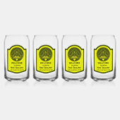 Bell Tent Glamping Business Blikvorm Glas (Achterkant)