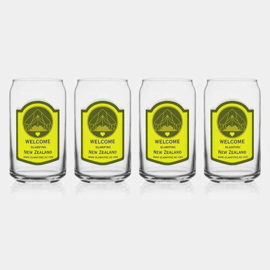 Bell Tent Glamping Business Blikvorm Glas (Voorkant)