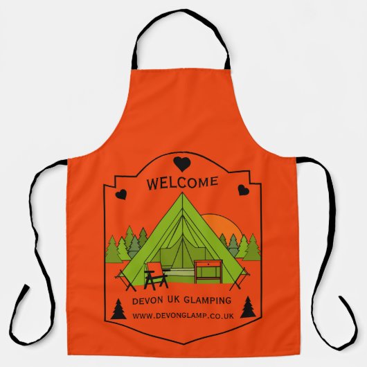 Bell Tent Glamping Business Schort (Voorkant)