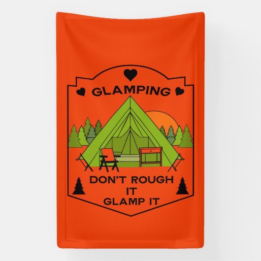 Bell Tent Glamping Spandoek (Verticaal)