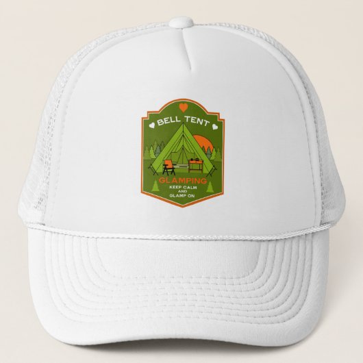 Bell Tent Glamping Trucker Pet (Voorkant)