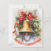Bell vintage - Carte de Noël (Devant)