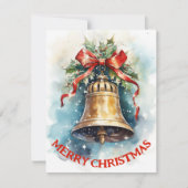 Bell vintage - Carte de Noël (Devant)