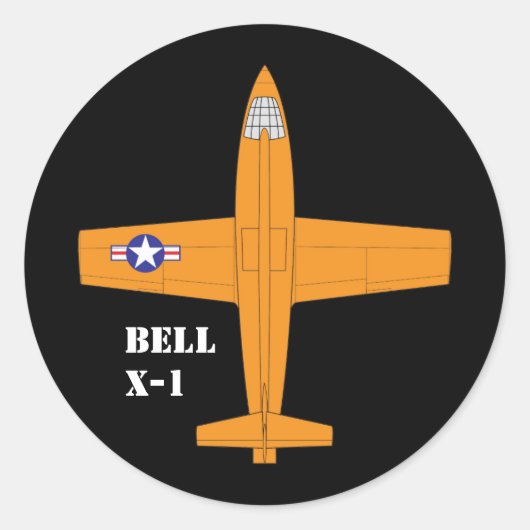 Bell X-1 Sticker (Voorkant)