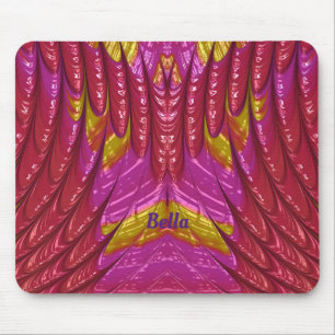 BELLA ~ 3D-patroon ~ Gepersonaliseerd Muismat