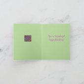 Bella 4 - À ma belle carte d'anniversaire de fille (Intérieur)