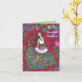 Bella 4 - À ma belle carte d'anniversaire de fille (Fleur jaune)