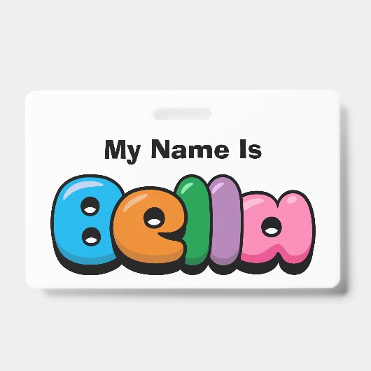 Bella Badge (Voorzijde)