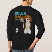 Bella Ball Mannen Long Sleeve T-Shwe T-shirt (Achterkant)