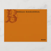 BELLA-Band Briefkaart... Briefkaart (Achterkant)