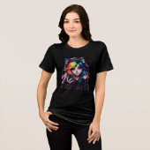 Bella+Canvas Dames Tri-Blend Shirt (Voorkant volledig)
