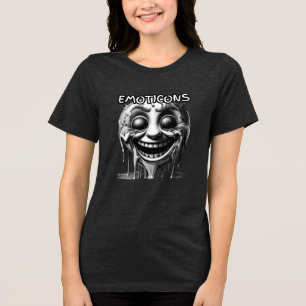 Bella+Canvas Dames Tri-blend T-shirt, Effen Zwart Shirt
