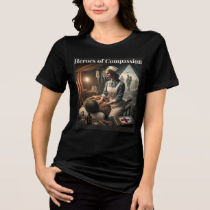 Bella+Canvas Dames Tri-blend T-shirt, Wit, Adu Shirt