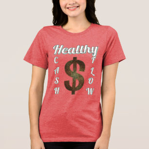 Bella+Canvas Dames Tri-blend T-Shirt, Wit, Volw. Shirt