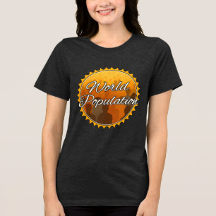 Bella+Canvas Dames Tri-blend T-shirt, Wit, Volwass Shirt