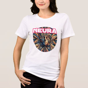 Bella+Canvas Dames Tri-blend T-shirt, Wit, Volwass Shirt