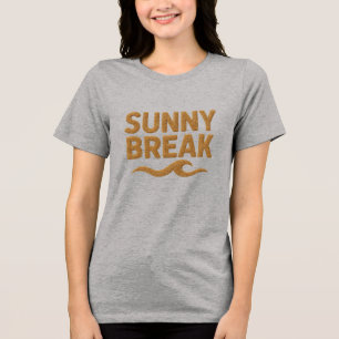 Bella+Canvas Dames Tri-blend T-Shirt, Wit, Volwass Shirt