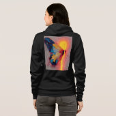 Bella+Canvas Full-Zip Hoodie (Achterkant volledig)