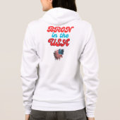 Bella+Canvas Full-Zip Hoodie (Achterkant)