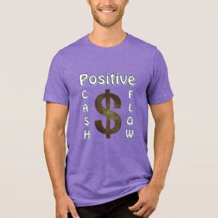 Bella+Canvas Heren Tri-blend T-Shirt, Wit, Volwass Shirt
