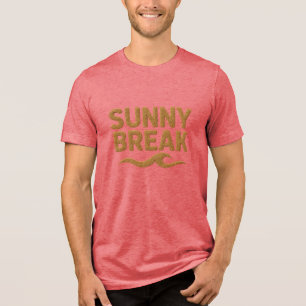 Bella+Canvas Heren Tri-blend T-Shirt, Wit, Volwass Shirt
