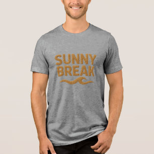 Bella+Canvas Heren Tri-blend T-shirt, Wit, Volwass Shirt