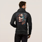 Bella+Canvas homme Full-Zip - Abstrait 28 Sweat -  (Dos entier)